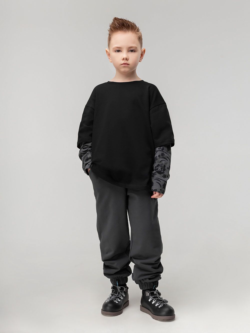 Брюки свободные на резинке - фото 2