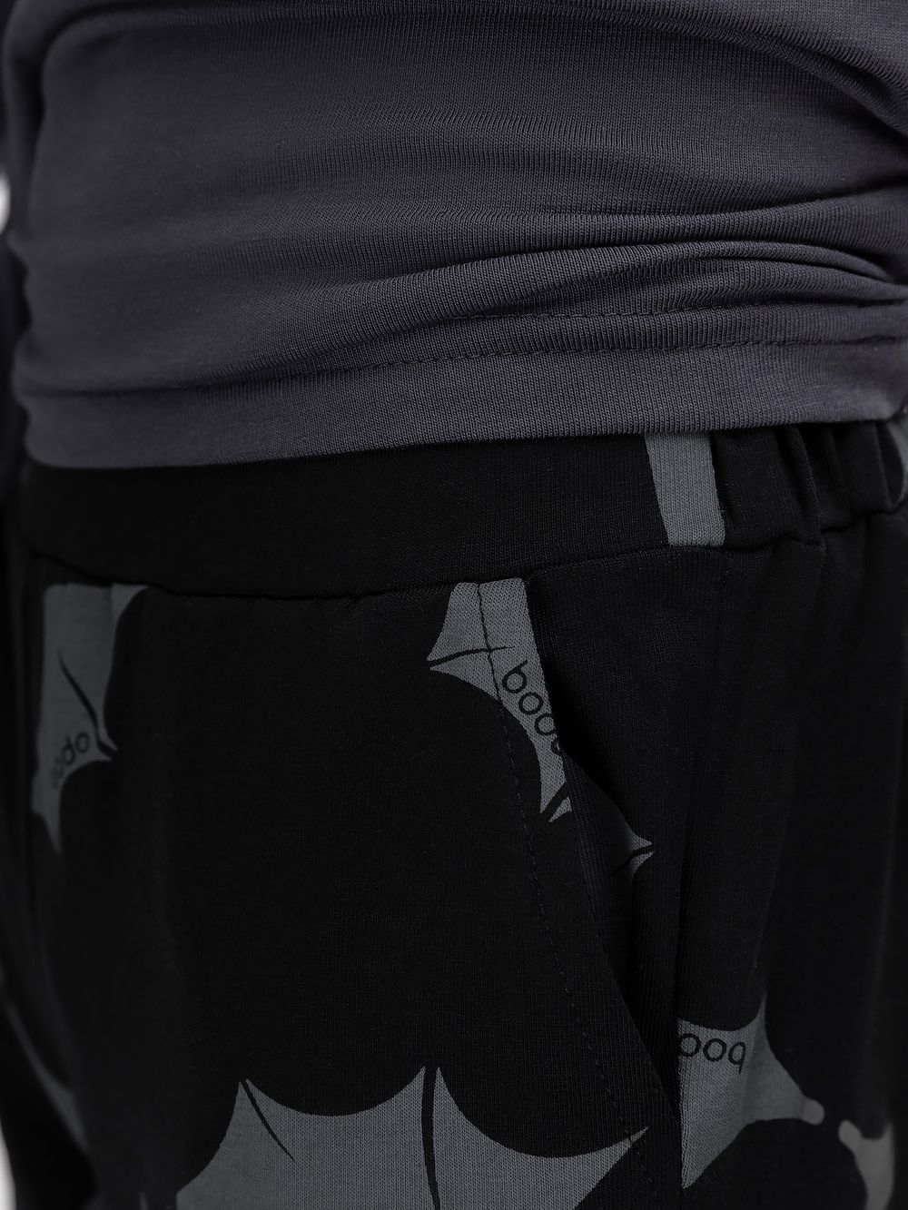 Брюки - джогерры с набивкой - фото 6