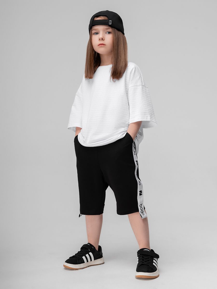 Шорты с брендированной лентой - фото 2