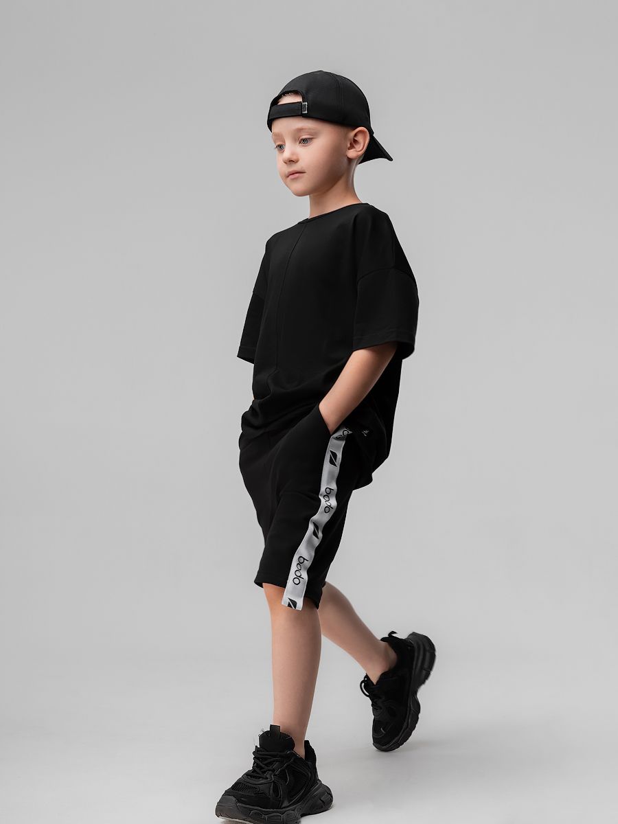 Шорты с брендированной лентой - фото 4