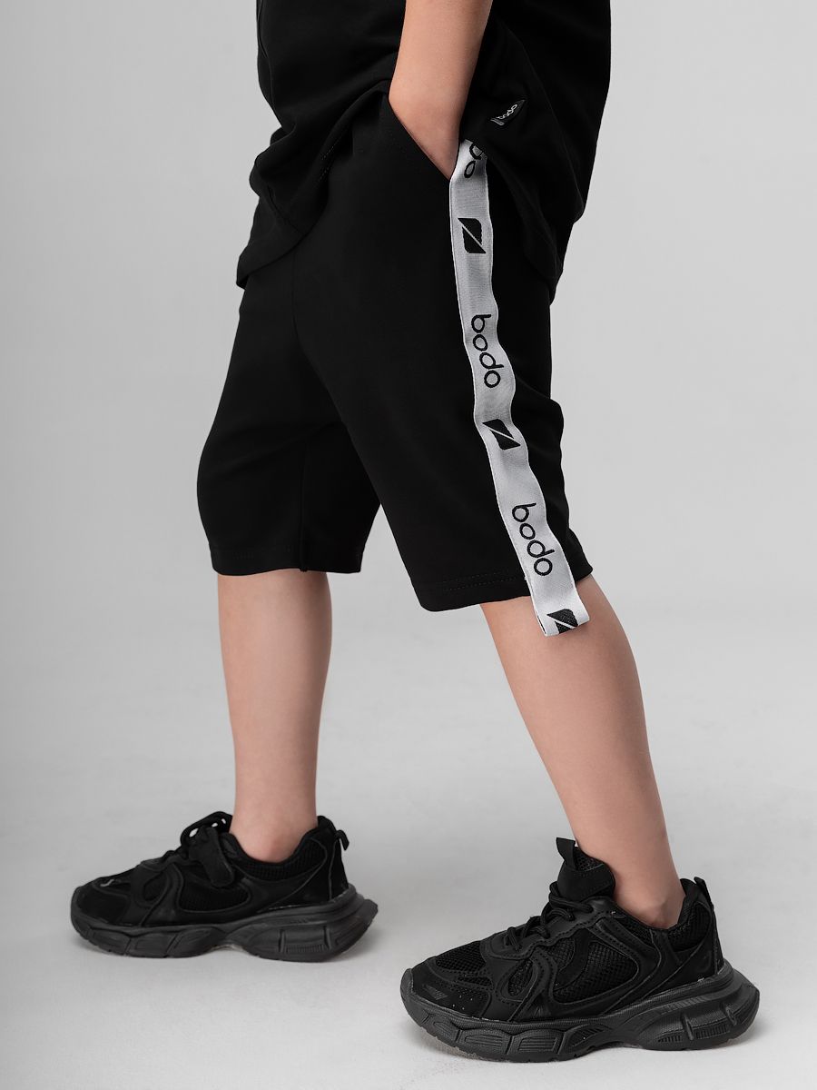 Шорты с брендированной лентой - фото 5