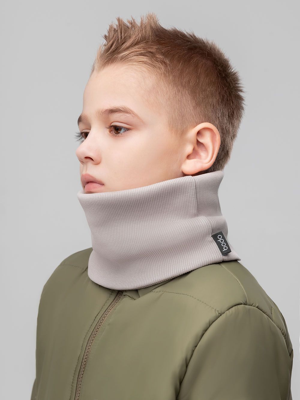 Шарф (Снуд) в рубчик - фото 3