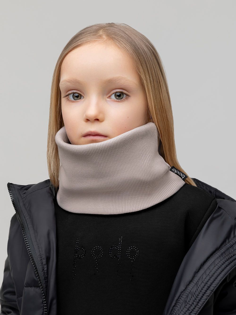 Шарф (Снуд) в рубчик - фото 2