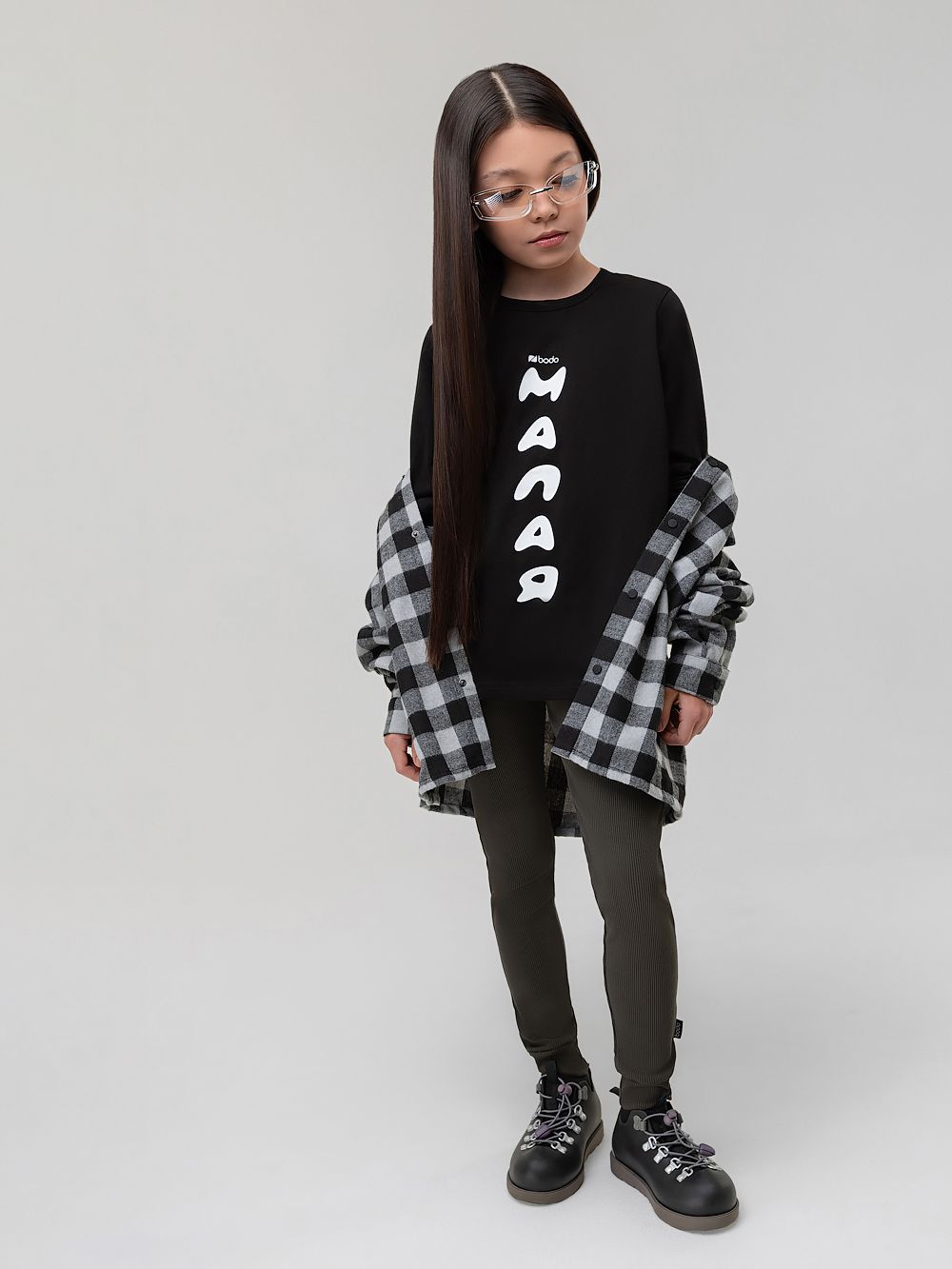 Леггинсы в рубчик - фото 2