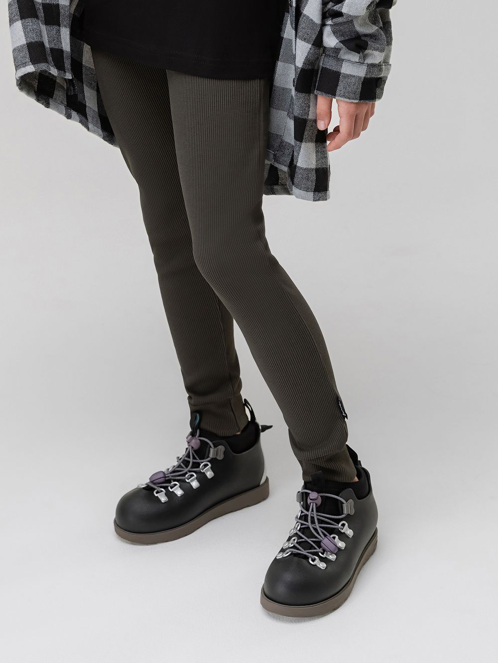 Леггинсы в рубчик - фото 7