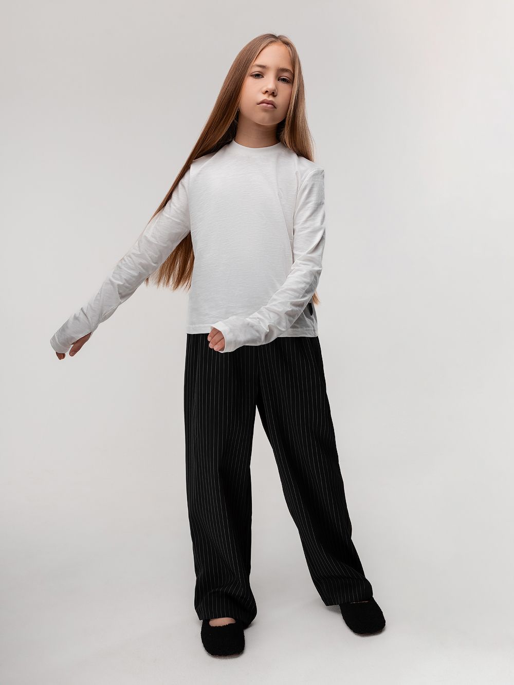 Брюки в полоску - фото 2