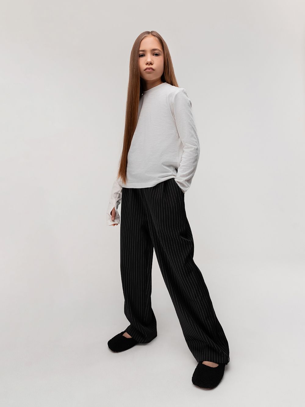 Брюки в полоску - фото 3