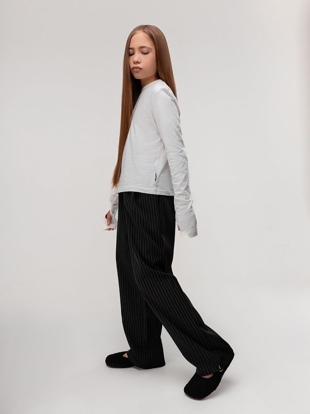 Брюки в полоску - фото 4