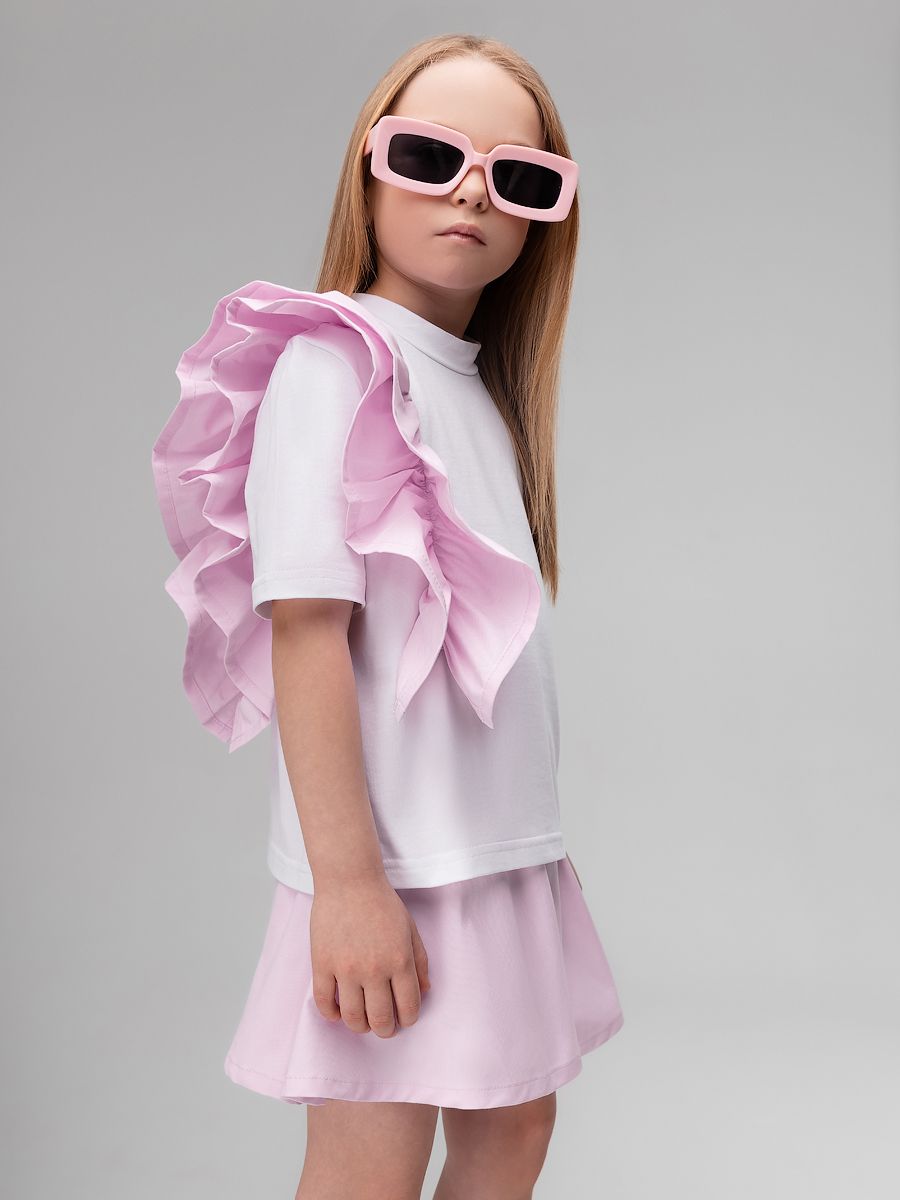 Футболка с воланом - фото 2