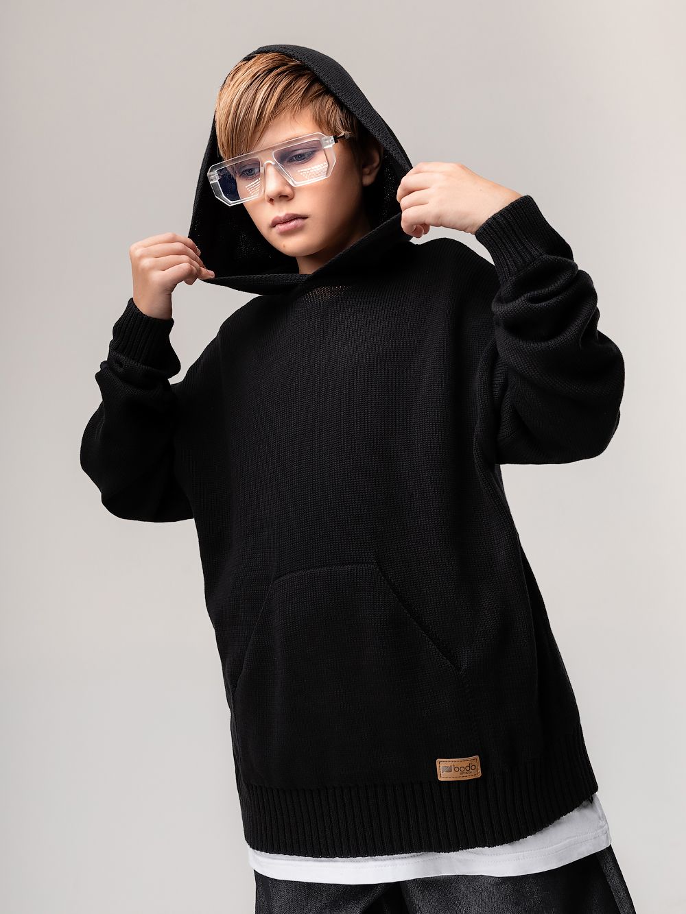 Свитер вязаный - фото 4