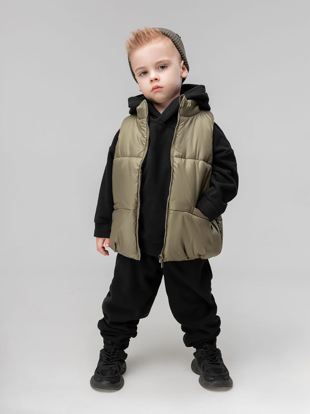 Жилет дутый утеплённый - фото 3