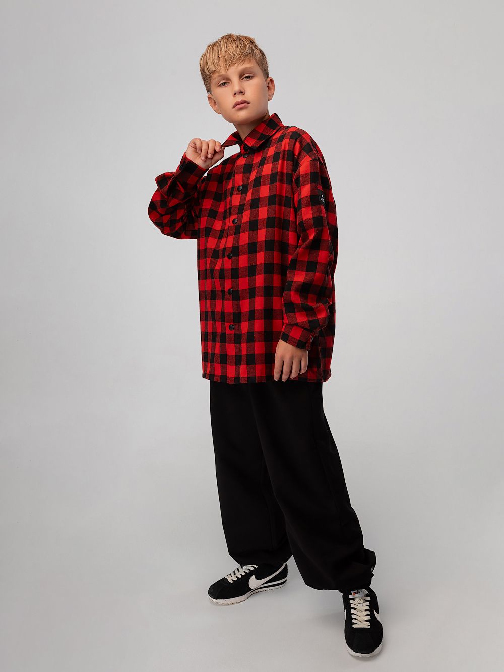 Объемные брюки на резинке Объемные брюки на резинке - фото 4