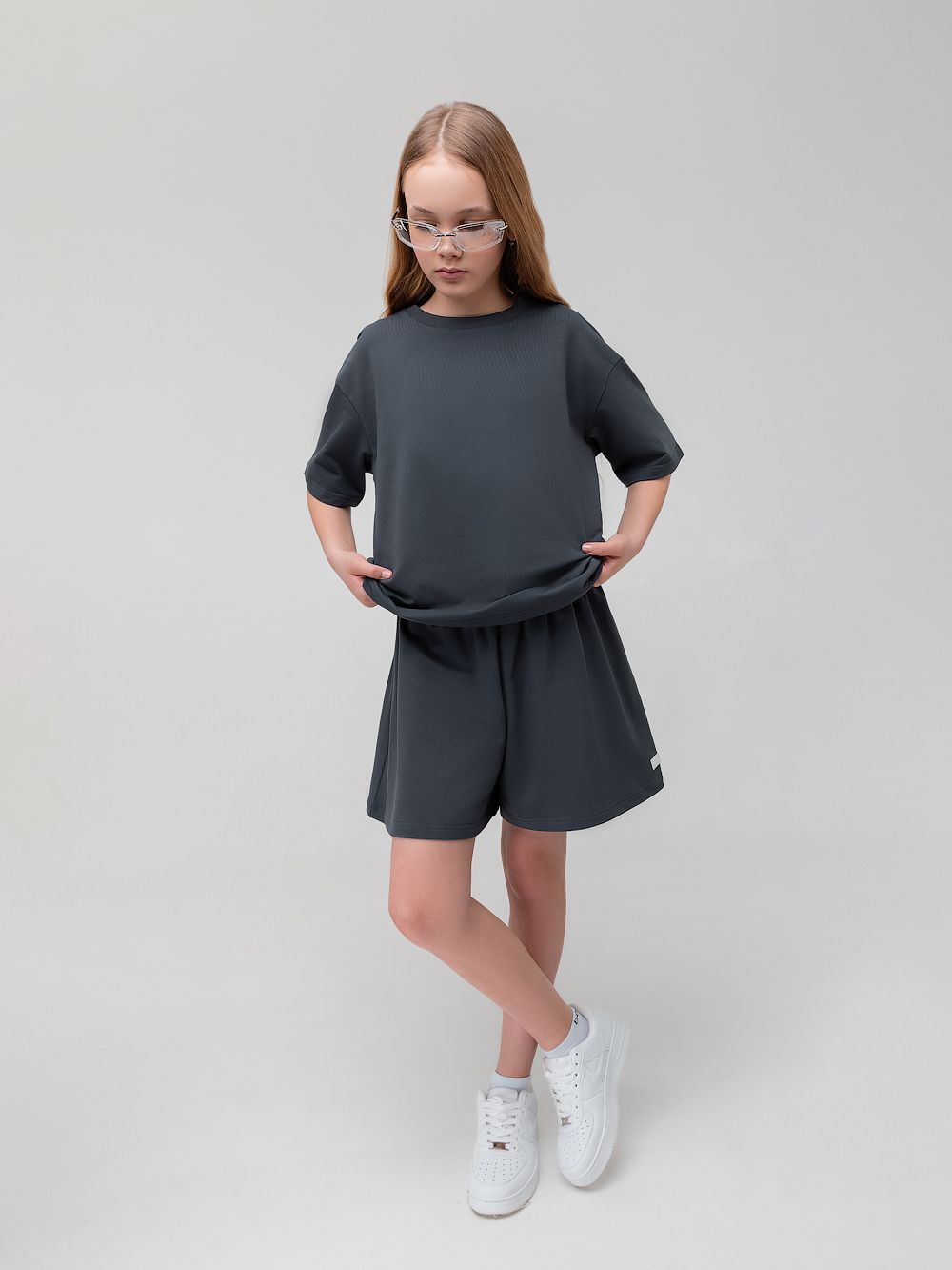 Костюм с юбкой-шортами - фото 1