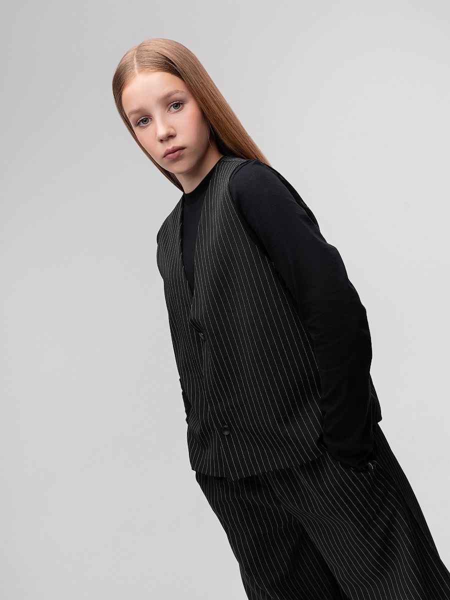 Жилет в полоску - фото 3