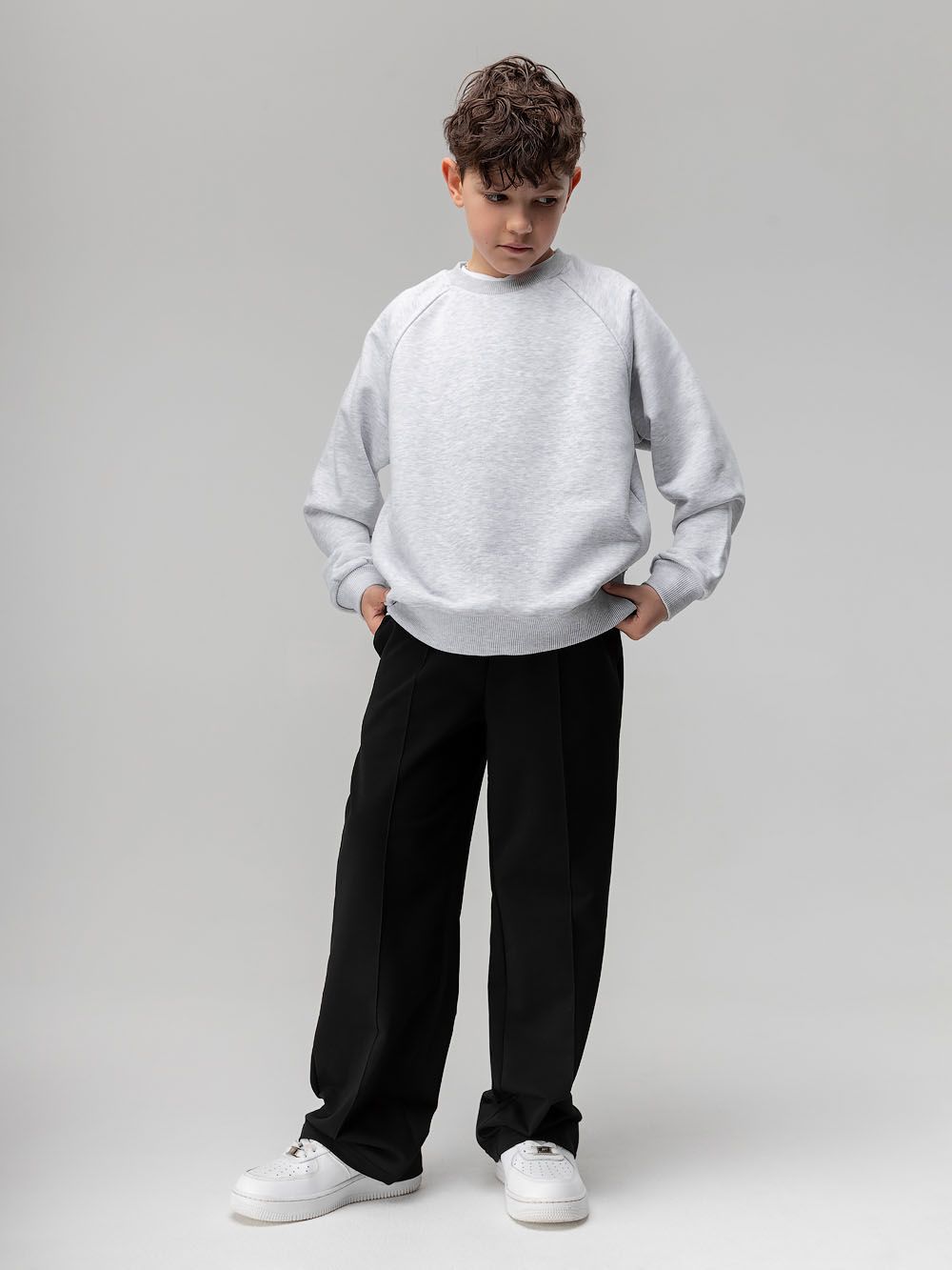 Брюки со стрелками спереди - фото 2