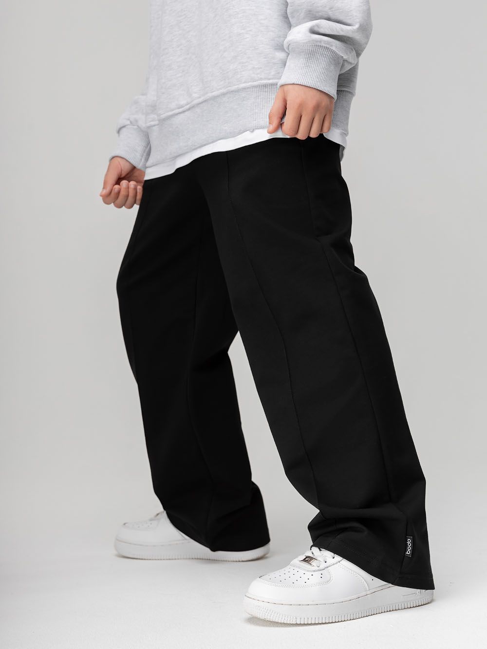 Брюки со стрелками спереди - фото 6