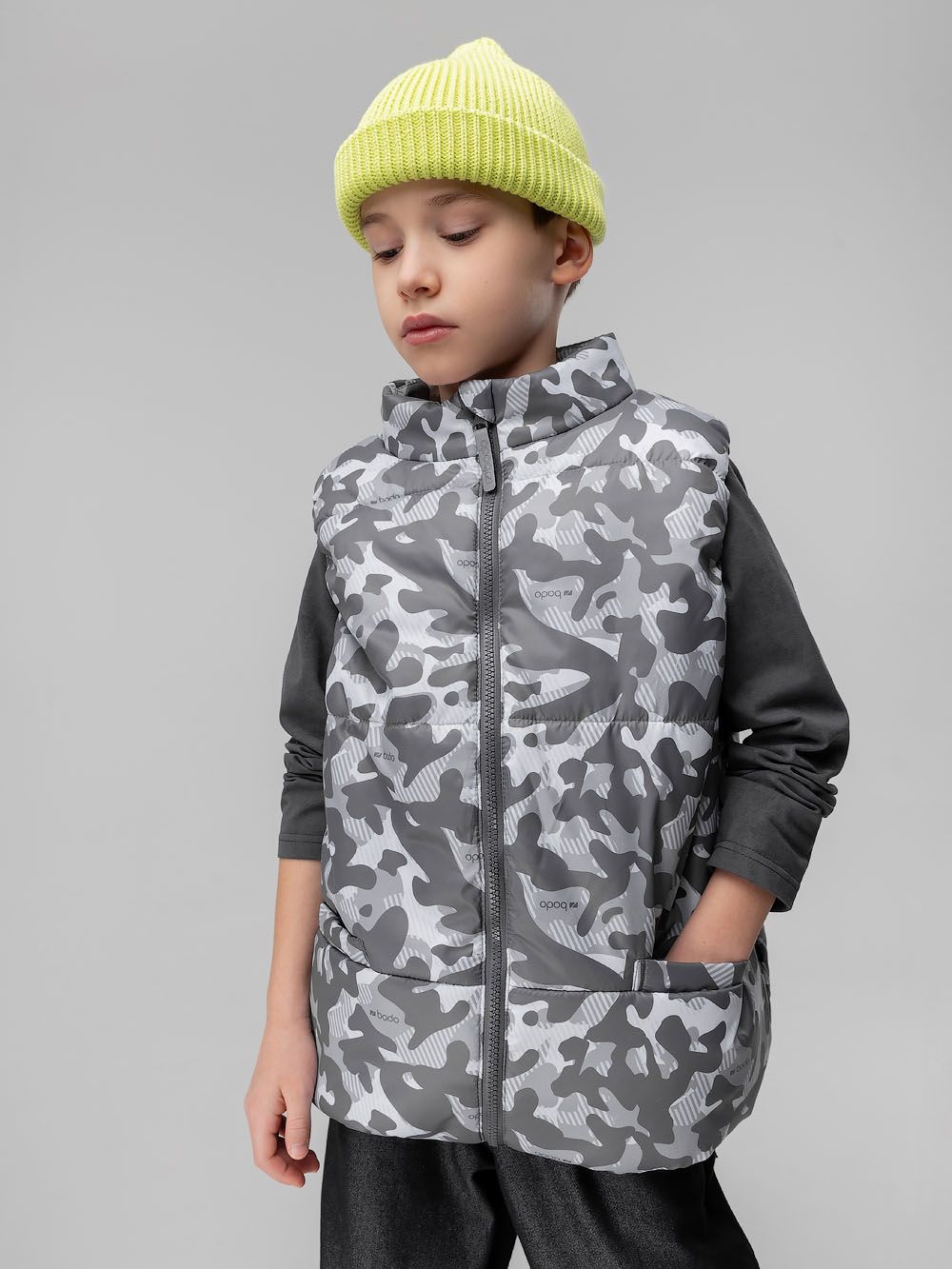 Жилет с принтом - фото 2