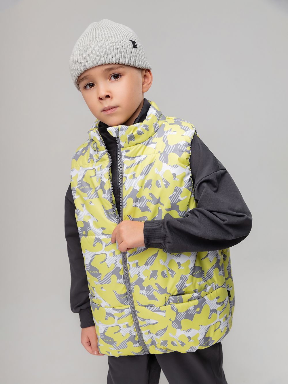 Жилет с принтом - фото 1