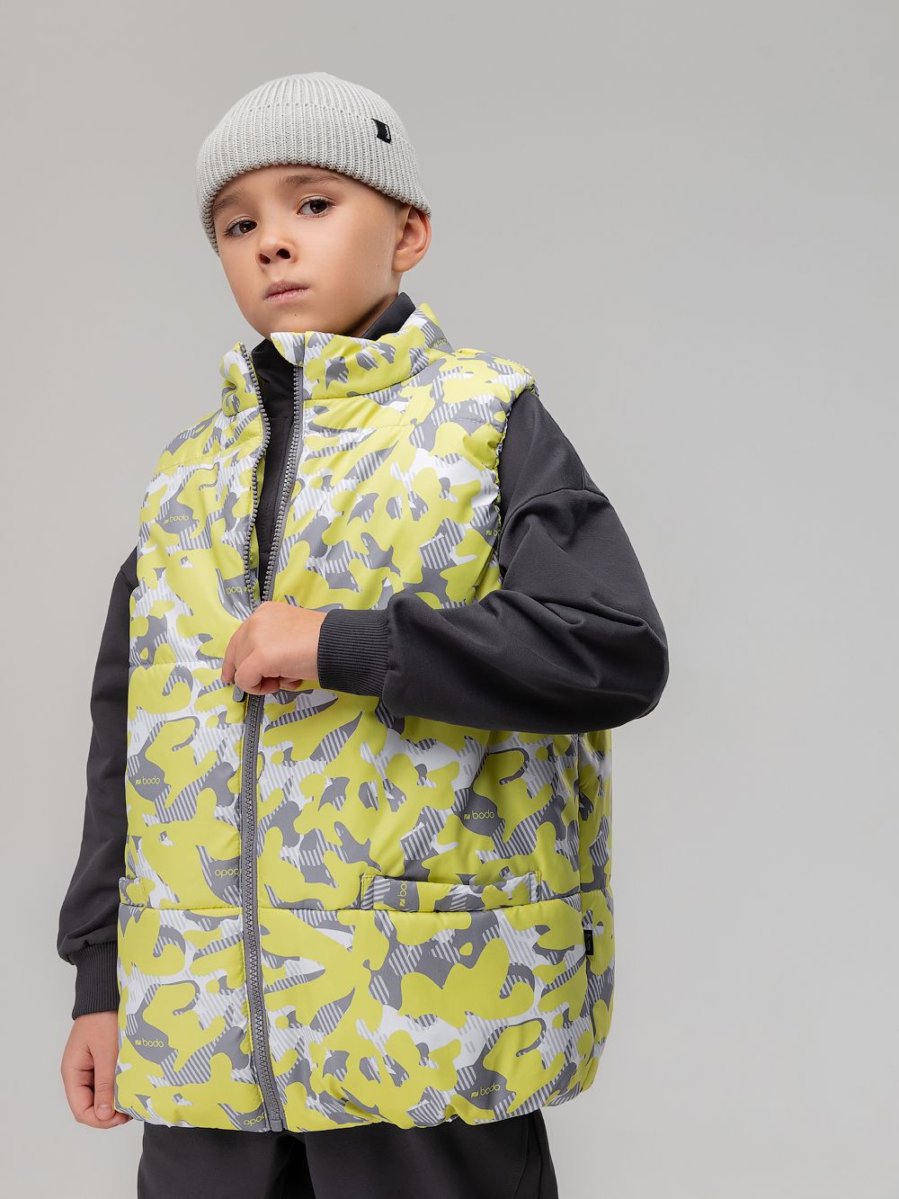 Жилет с принтом - фото 6