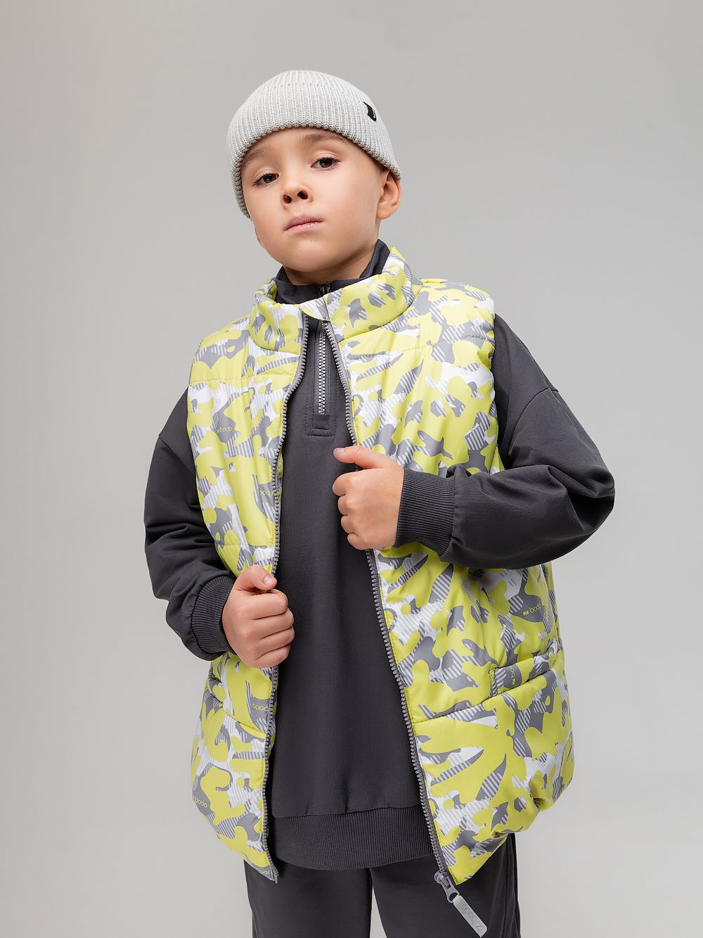 Жилет с принтом - фото 10