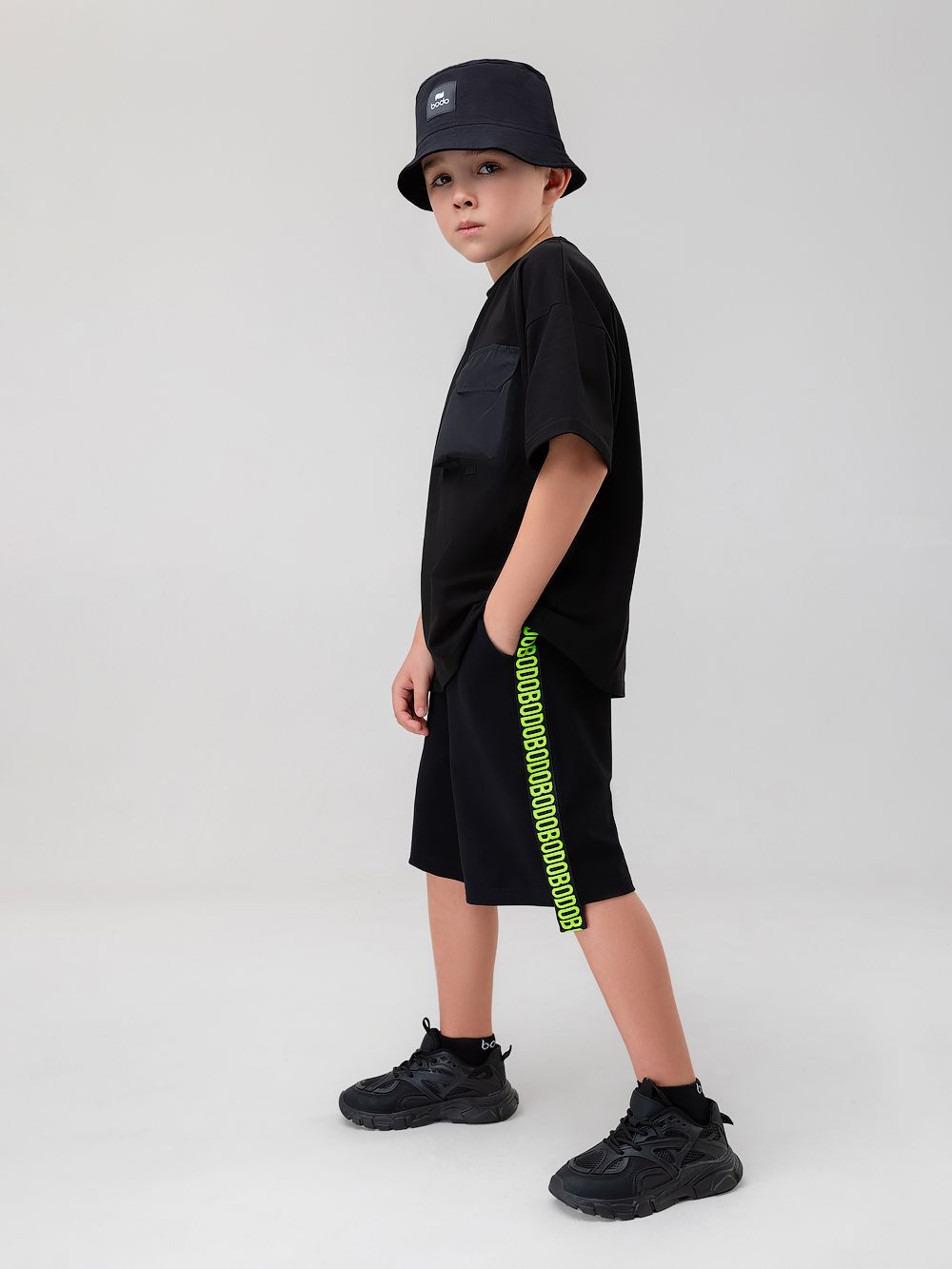 Шорты с брендированной лентой - фото 1