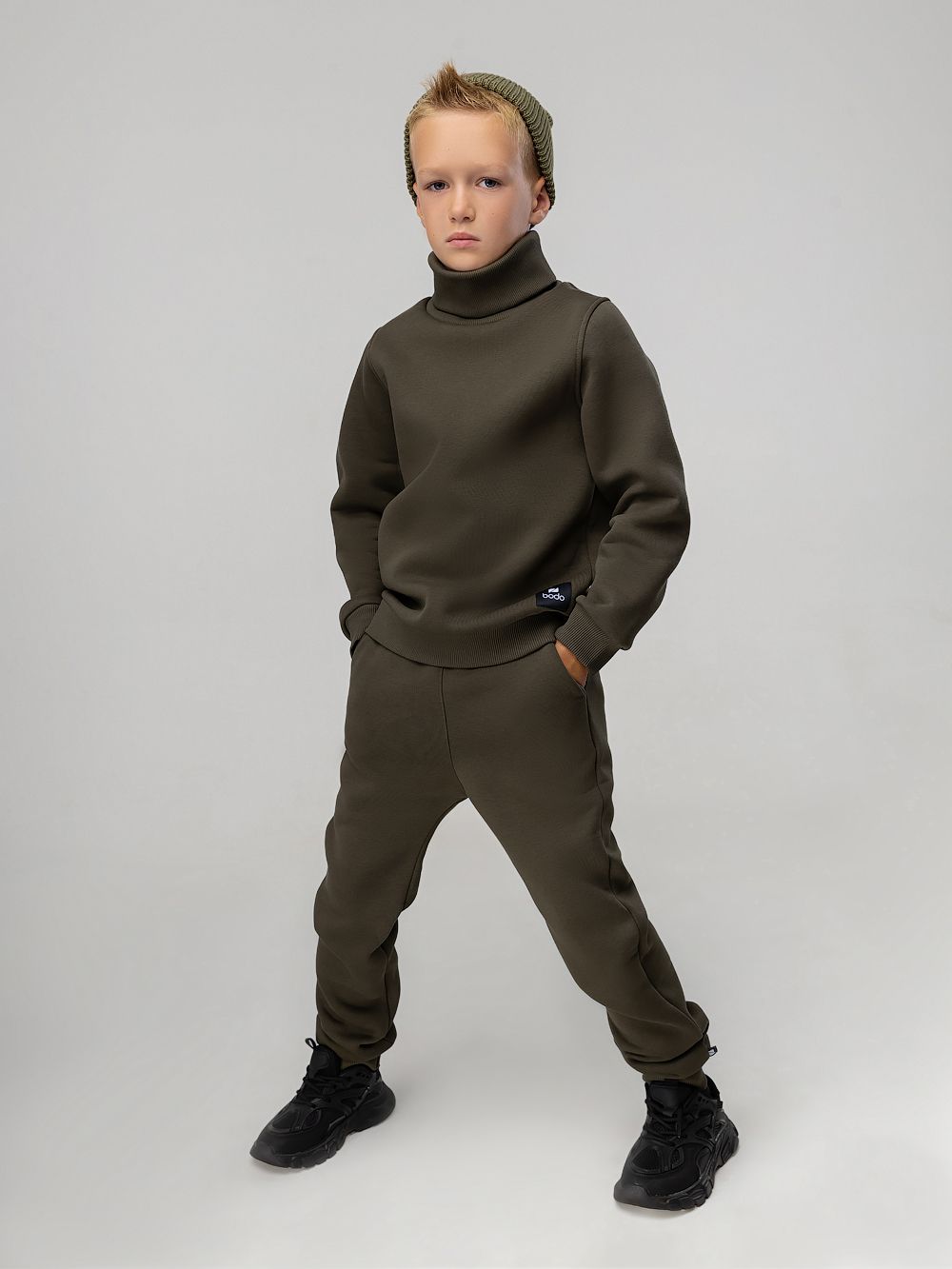 Костюм с водолазкой теплый - фото 4