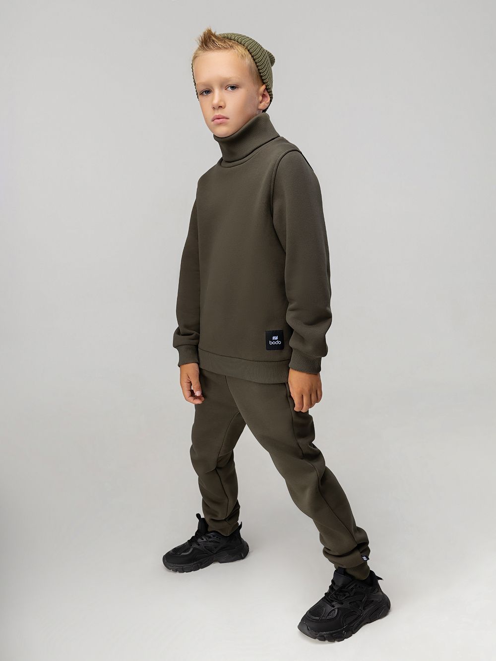 Костюм с водолазкой теплый - фото 6
