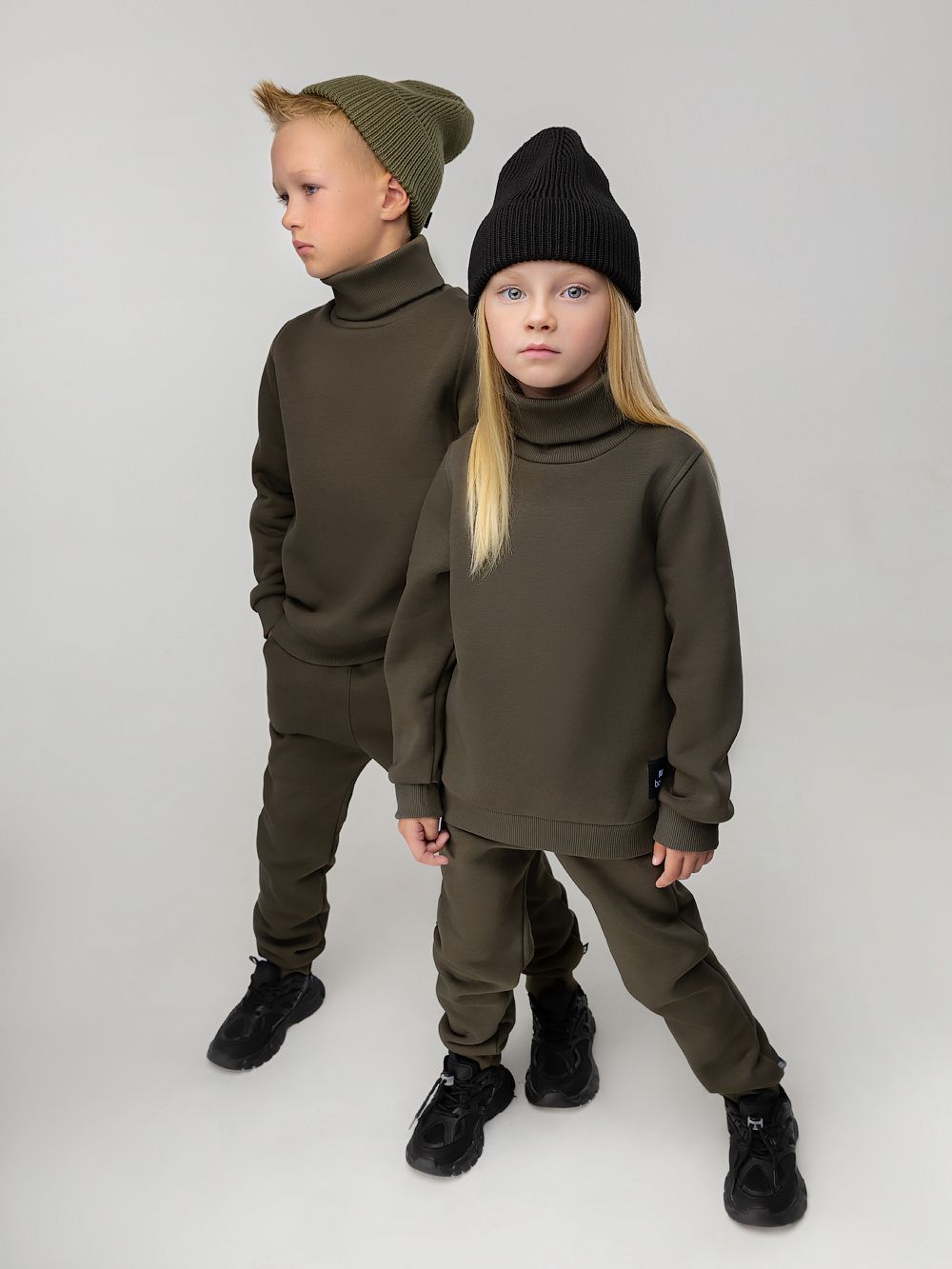 Костюм с водолазкой теплый - фото 1