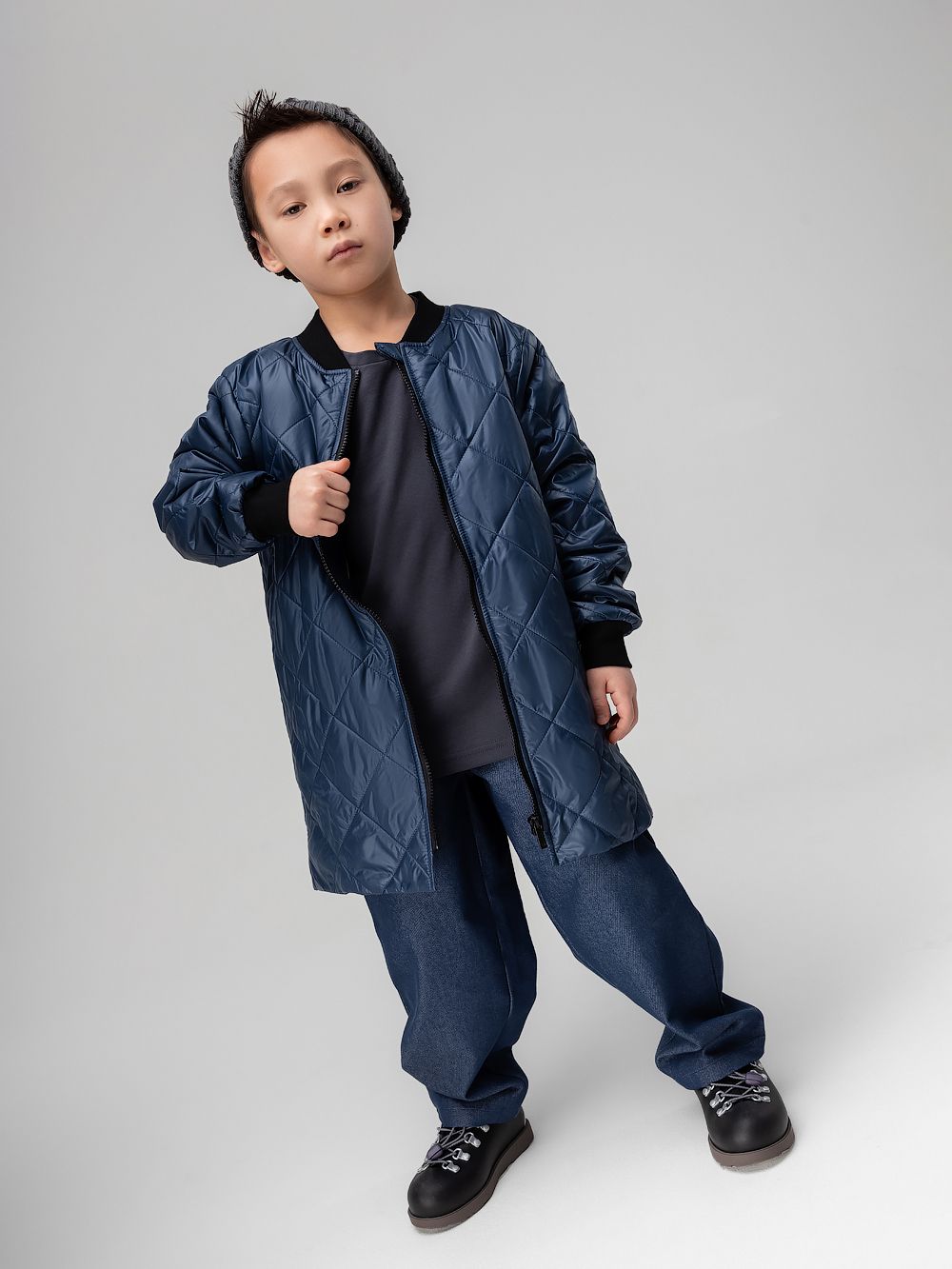 Стеганный бомбер - фото 6