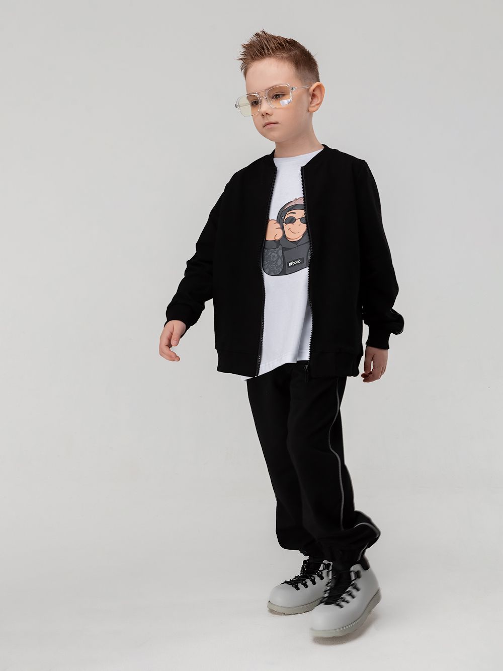 Костюм с декоративным кантом - фото 5