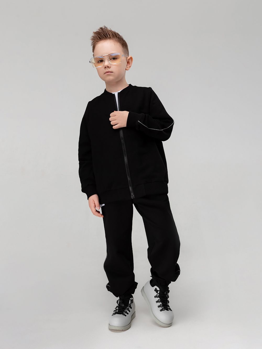 Костюм с декоративным кантом - фото 6