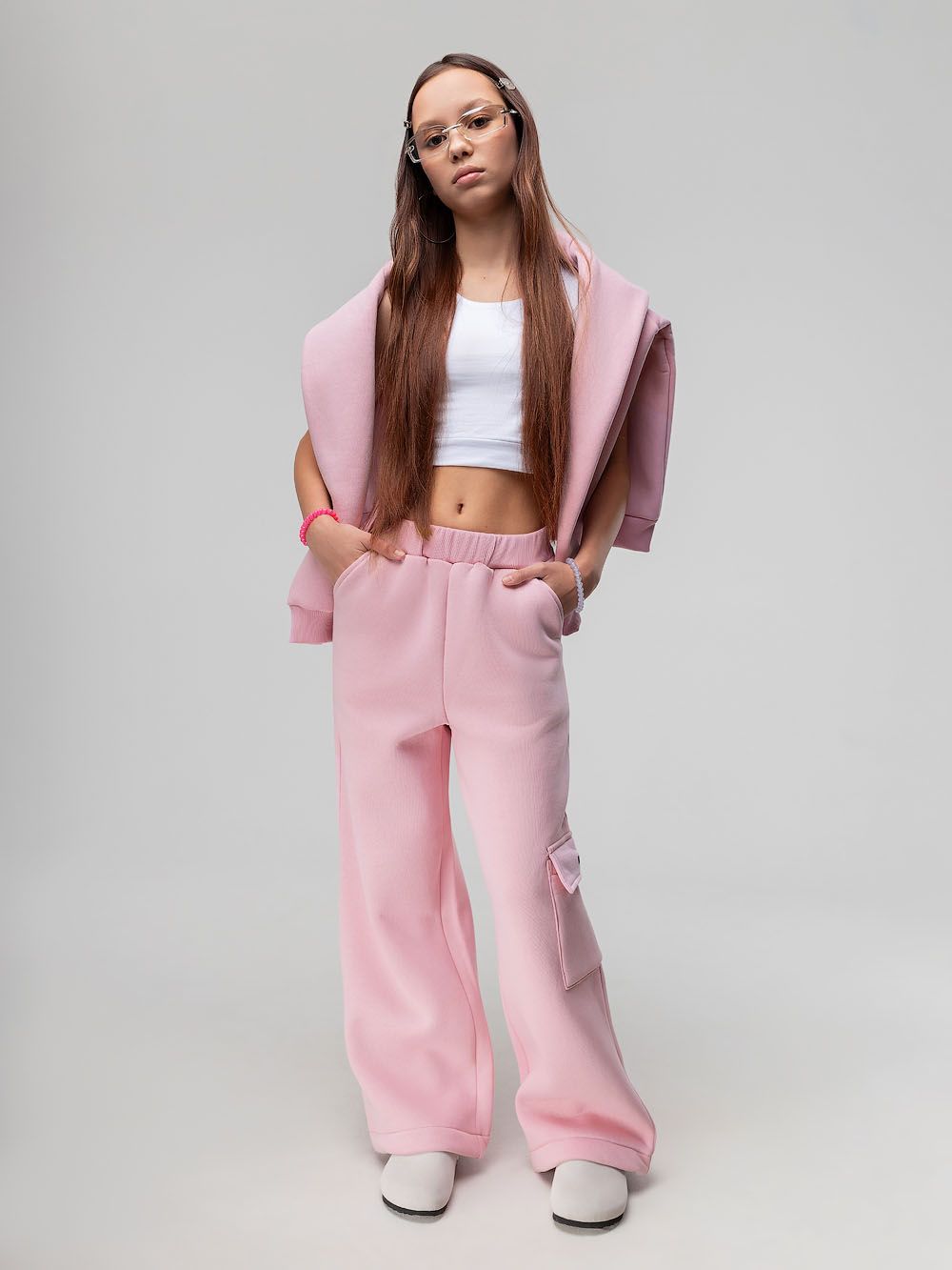 Костюм на полузамке с начёсом - фото 1