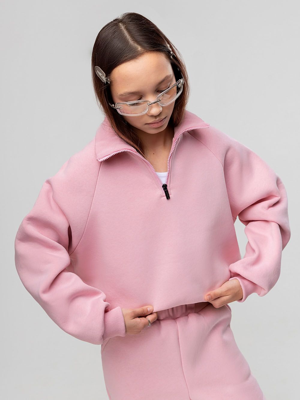 Костюм на полузамке с начёсом - фото 2