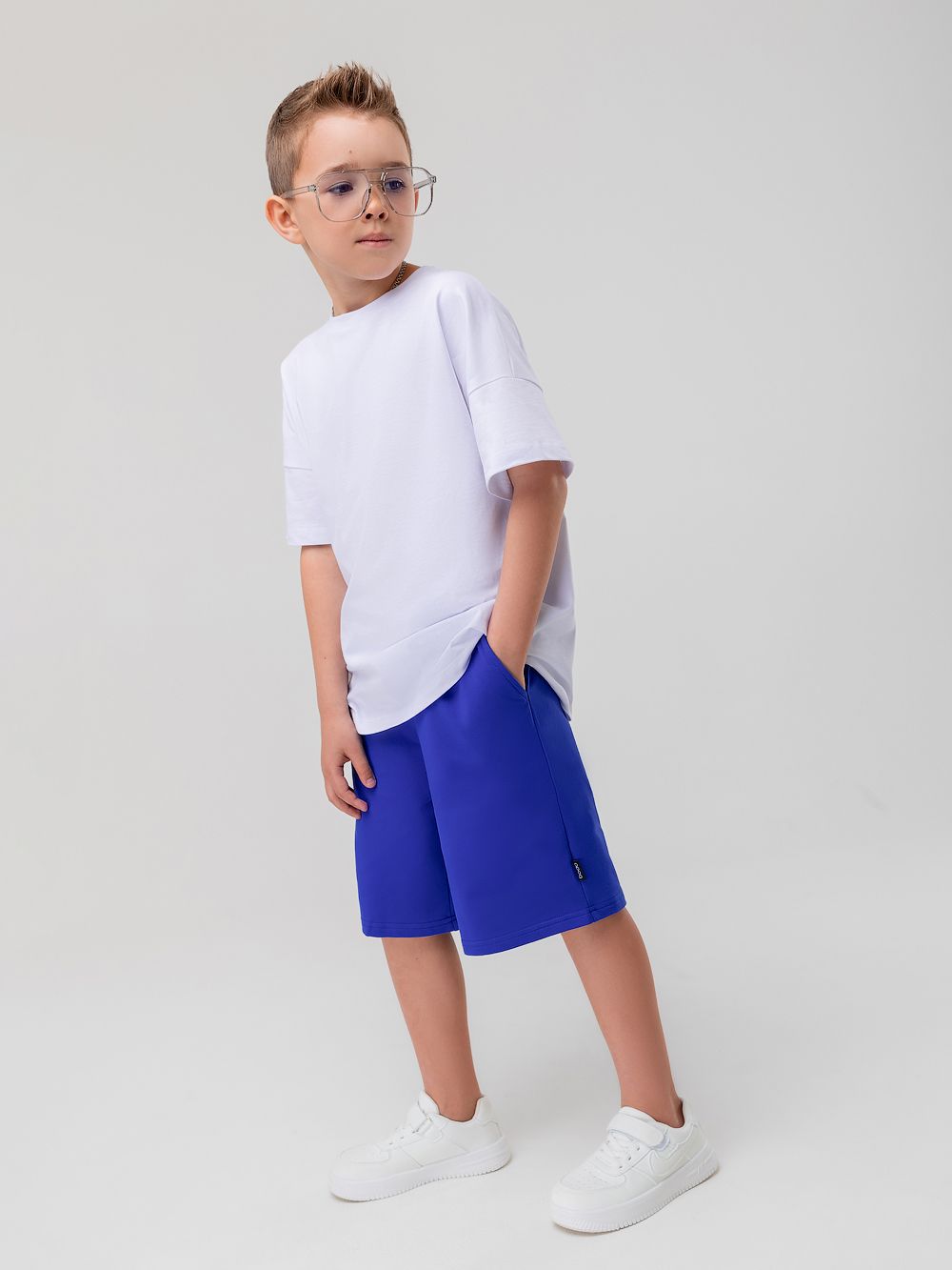 Шорты прямые с карманами - фото 2