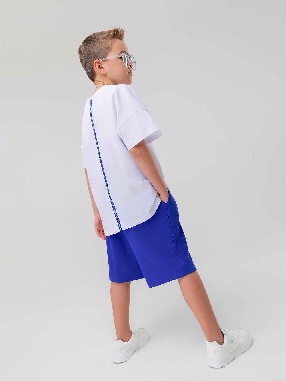 Шорты прямые с карманами - фото 6