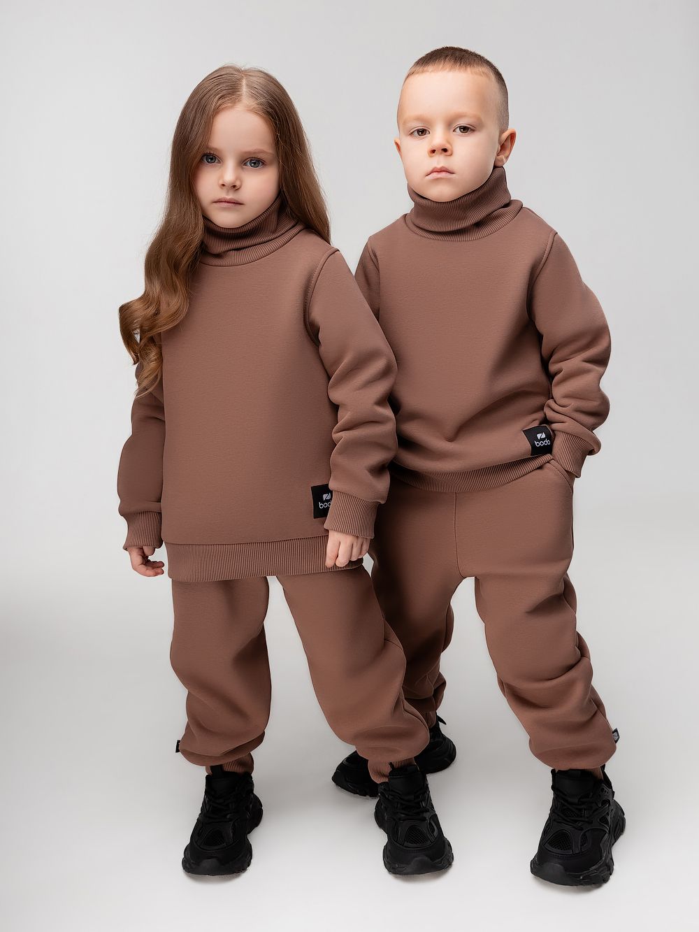 Костюм с водолазкой теплый - фото 1