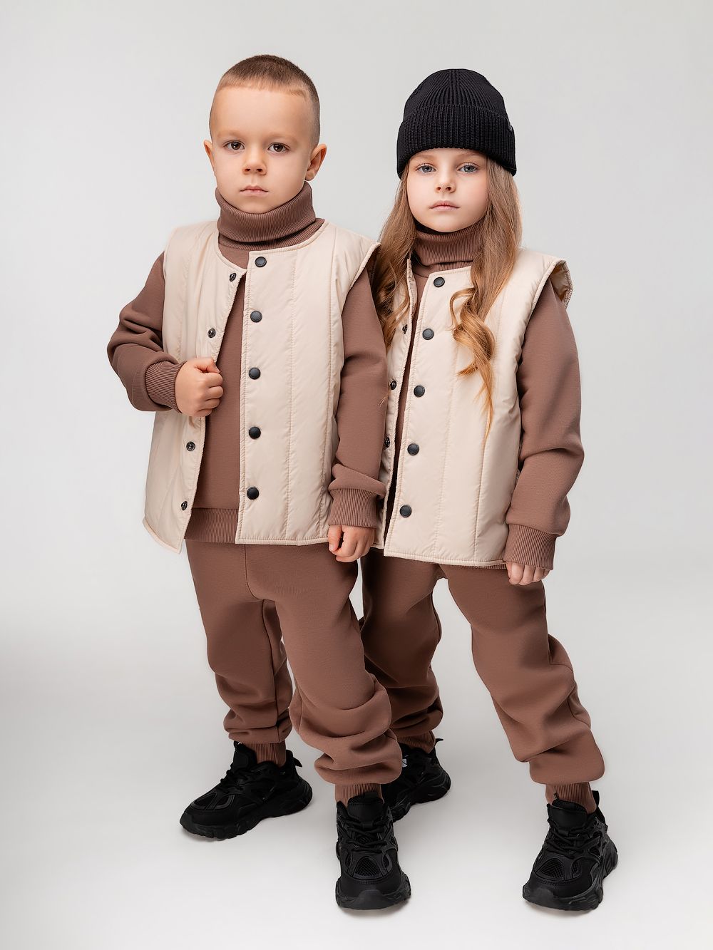 Костюм с водолазкой теплый - фото 11