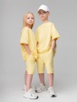 Костюм однотонный с шортами