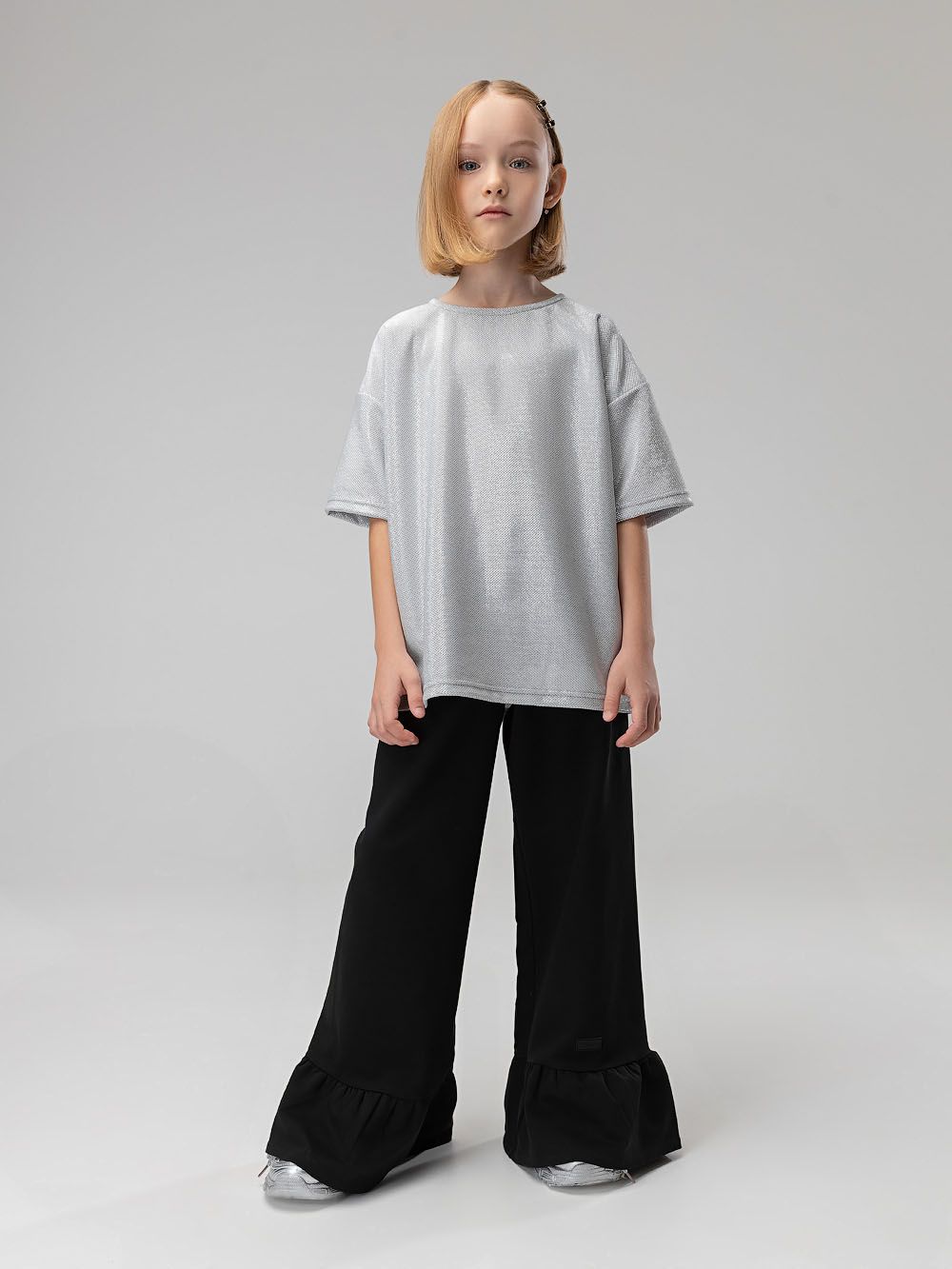 Костюм с блестящей футболкой - фото 6