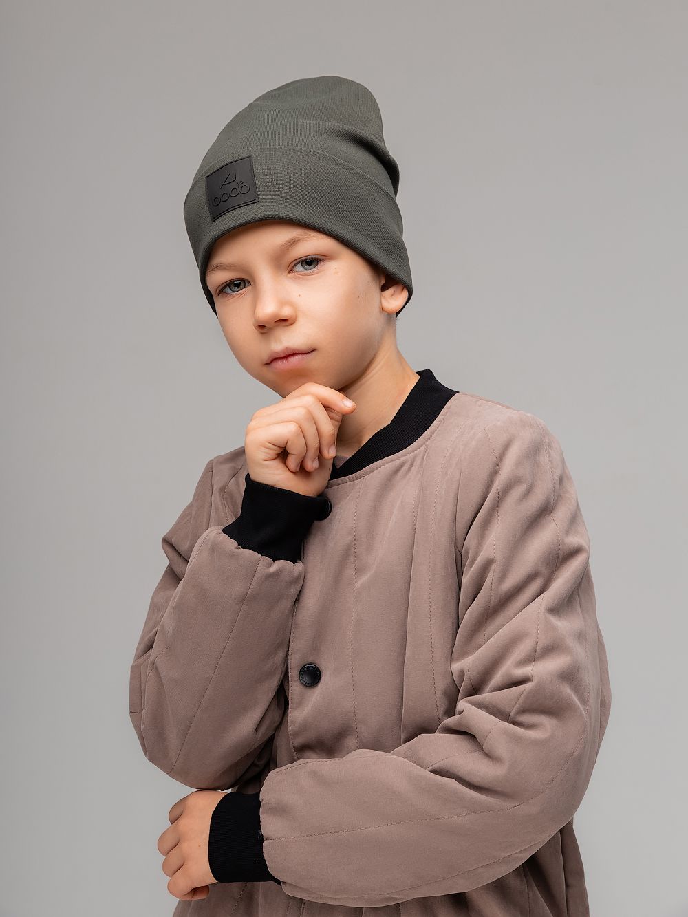 Шапка двойная с отворотом - фото 2