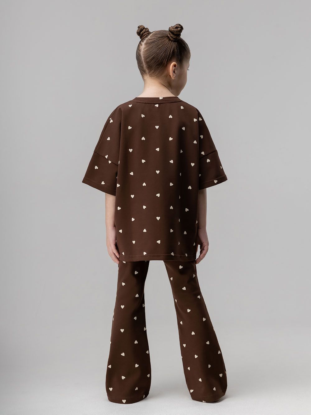 Брюки - клеш с сердечками - фото 9