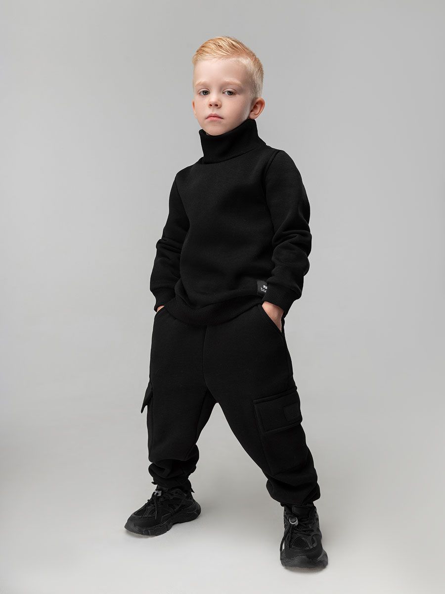 Брюки теплые с карманами - фото 3