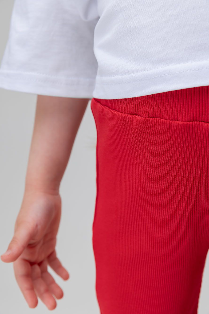 Леггинсы в рубчик - фото 4