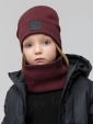 Комплект (шапка, снуд) с ПВХ нашивкой