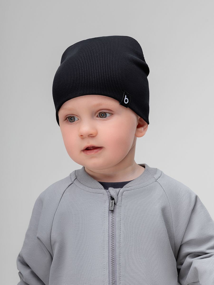 Шапка в рубчик для малышей - фото 1