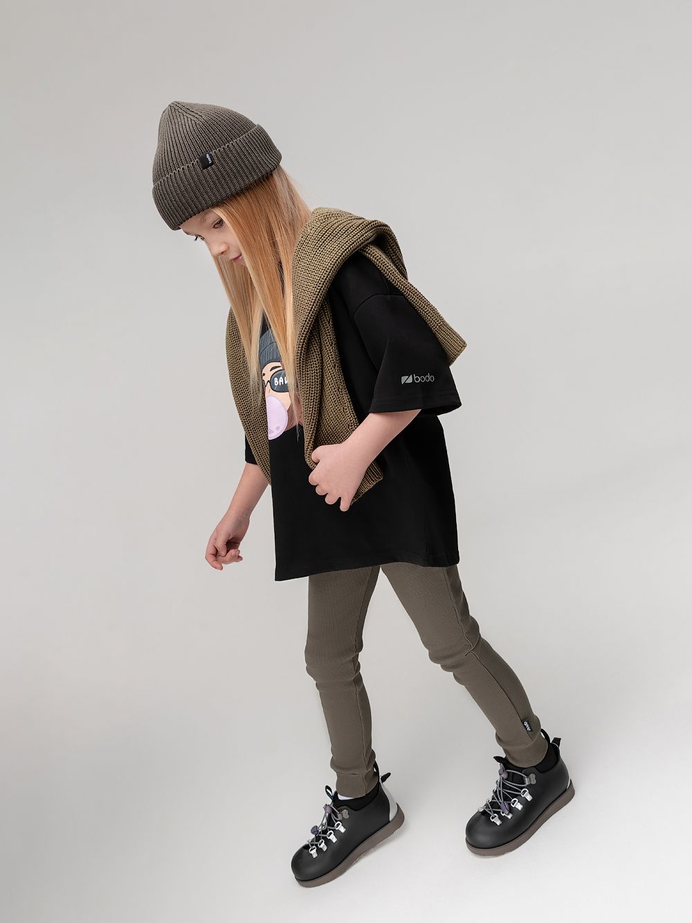 Леггинсы в рубчик - фото 2