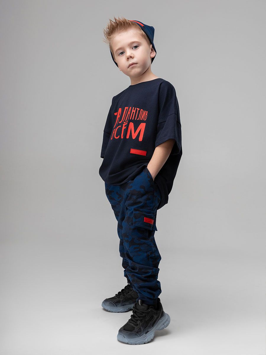 Брюки с одним накладным карманом - фото 3