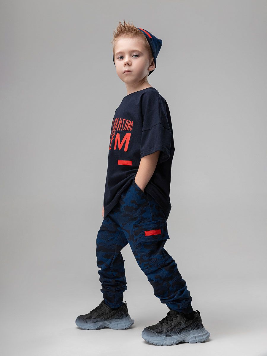 Брюки с одним накладным карманом - фото 4