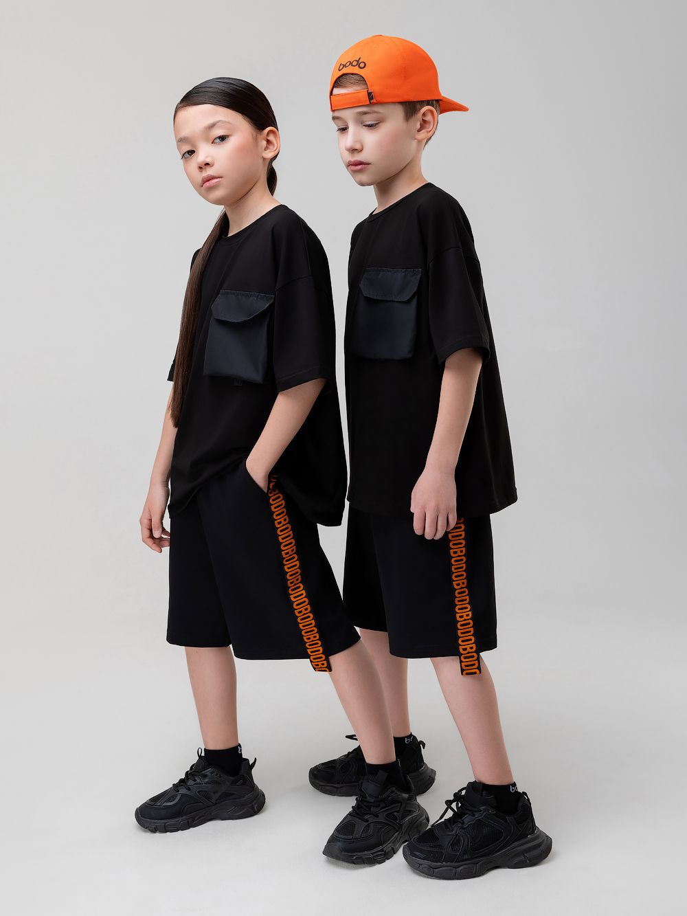 Шорты с брендированной лентой - фото 2