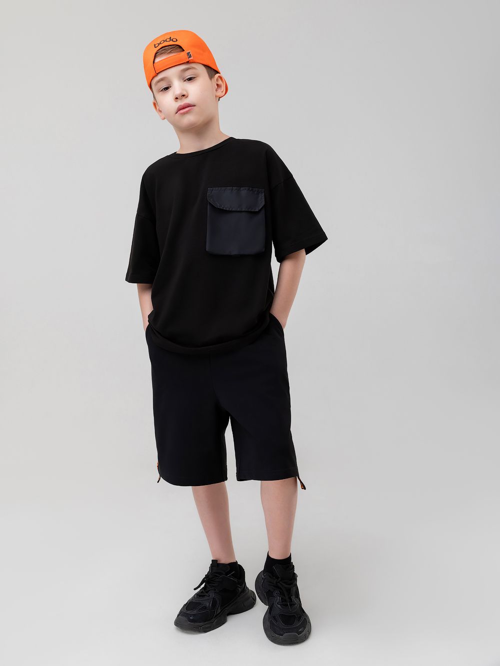 Шорты с брендированной лентой - фото 4